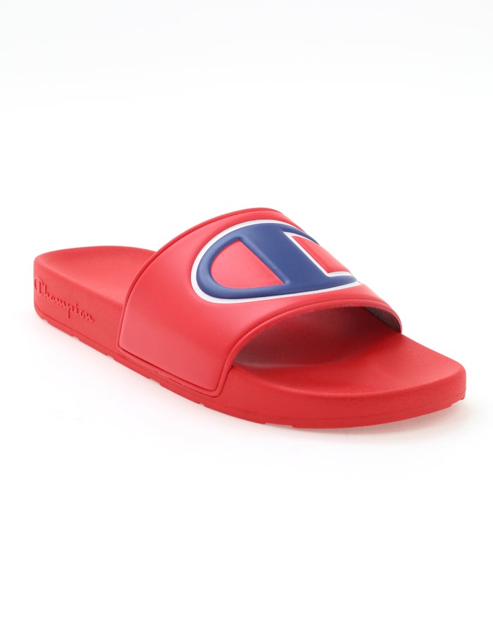 Chanclas Champion Hombre - C Logo ( Rojas ) 7346582-EX